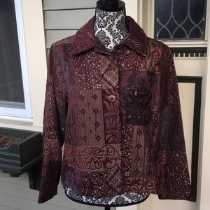 Like new Coldwater Creek tapestry jacket